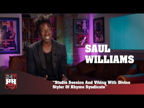 Saul Williams - Studio Session And Vibing With Divine Styler Of Rhyme Syndicate (247HH Exclusive)