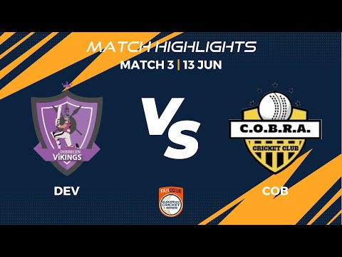 Match 3 - DEV vs COB | Highlights | FanCode ECS Hungary, 2022 Day 1 | ECS22.291