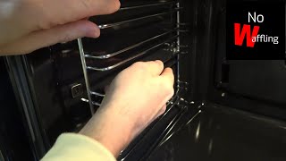 How to REMOVE and PUT BACK the Side Rails on a Bosch Oven HHF113BR0B - Beginners guide