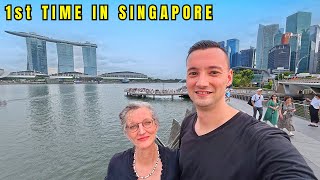 My Mom's 1st Time In Singapore 🇸🇬 (Emotional)