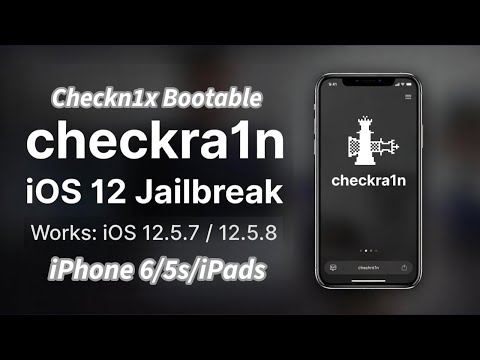 Checkra1n iOS 12.5.7/12.5.8 Jailbreak iPhone6/5S/iPadAir/Mini2/3/iPod6 | Jailbreak 12.5.8 Checkra1n