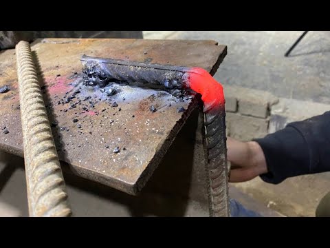 I make a steel knot by bending the rebar