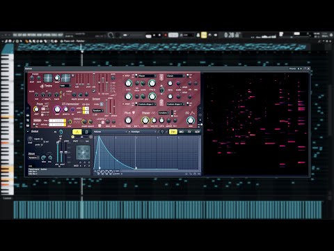 ❄️ Ice / Crystal Sound design with Harmor