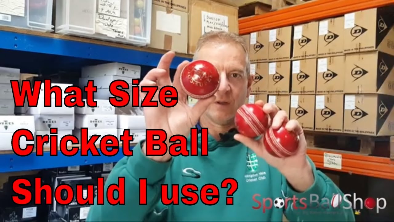 How big are cricket balls?