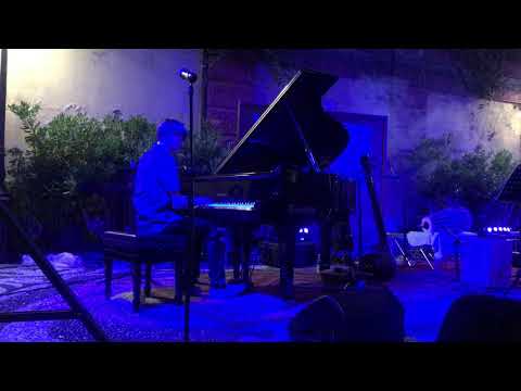 Ethan Emerson performing in Zoagli, Italy