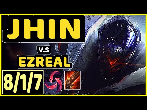 CODY SUN (JHIN) vs EZREAL - 8/1/7 KDA BOTTOM ADC CHALLENGER GAMEPLAY - NA