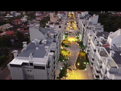 Calçadão Jurerê Internacional - Drone Vista Aérea 4k
