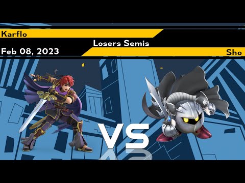 Xeno279 Losers Semis - Karflo (Roy) Vs Sho (Metaknight) - SSBU Ultimate Tournament