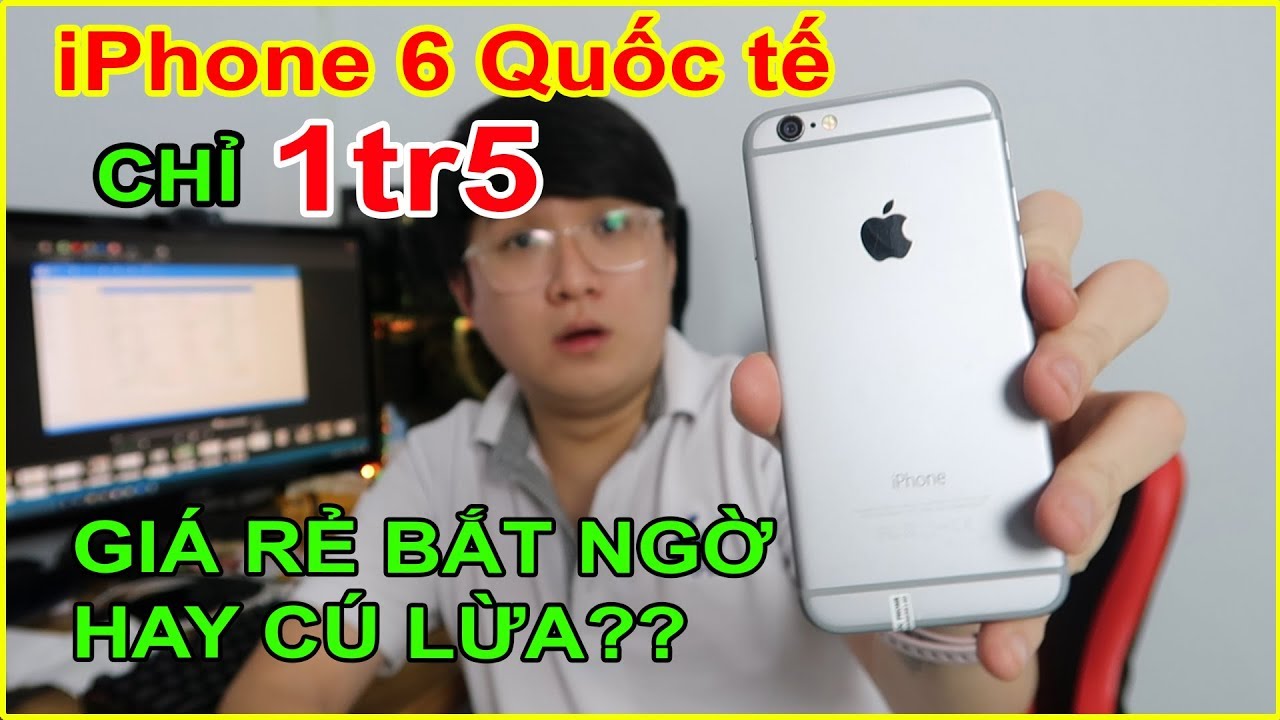 Thử mua iPhone 6 Quốc Tế giá 1tr5 trên LAZADA, SHOPEE. GIÁ RẺ hay CÚ LỪA?? | MUA HÀNG ONLINE