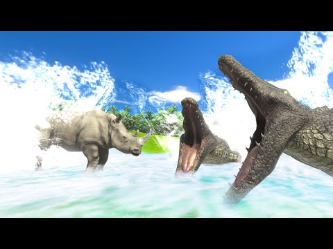 Who can Cross the Purusaurus River - Animal Revolt Battle Simulator