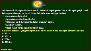 Download lagu Junior High School Mathematics Olympiad Questions | Statistical | OSN-K 2024 No. 16 mp3