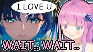Luna PANICS when Yangyang CONFESSES to Rover!【Wuthering Waves 3.5 / Hololive】
