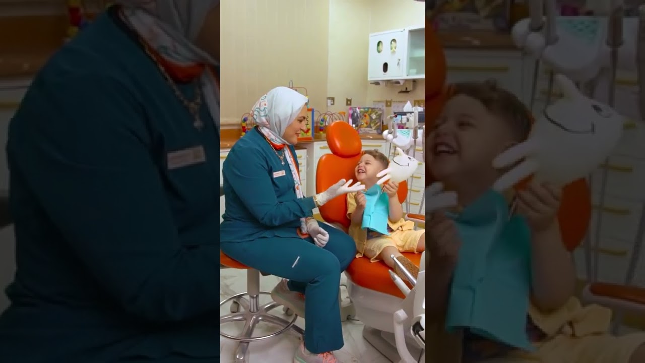 الزيارة الأولى لطبيب أسنان الأطفال.