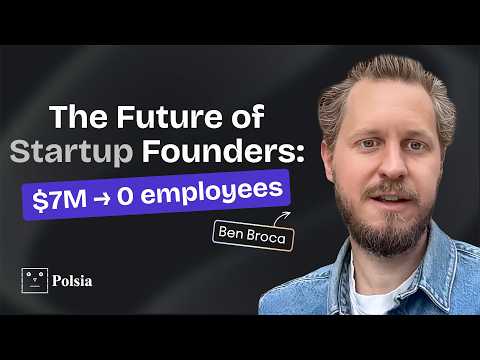 AI-Native Solo Founder: From 0 to $7M ARR in 5 months - (Ben Broca | Polsia)