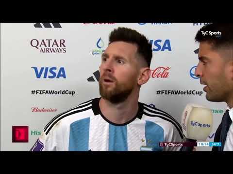 MESSI FURIOUS after VICTORY against NETHERLANDS “Que Mira Bobo”