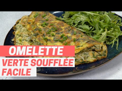 OMELETTE VERTE SOUFFLÉE FACILE