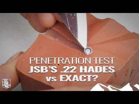 JSB Hades vs JSB Exact - airgun pellet penetration test