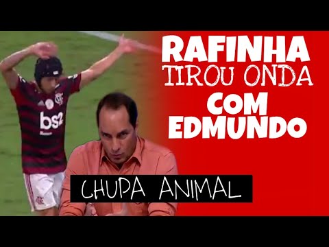 RAFINHA TIROU ONDA COM EDMUNDO NA HORA DE COMEMORAR GOL CONTRA O VASCO