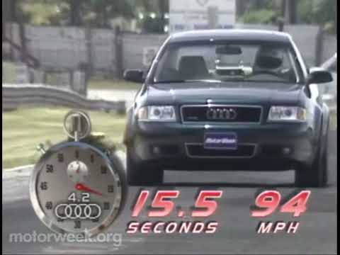 Motorweek 2000 Audi A6 2.7T and 4.2 Road Test