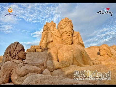 Фестиваль песчаных скульптур (ИМПЕРИИ) - International Antalya Sand Sculpture Festival "SANLAND" (EMPIRES) (Анталья)