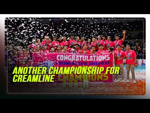 WATCH: Creamline celebrates another All-Filipino title