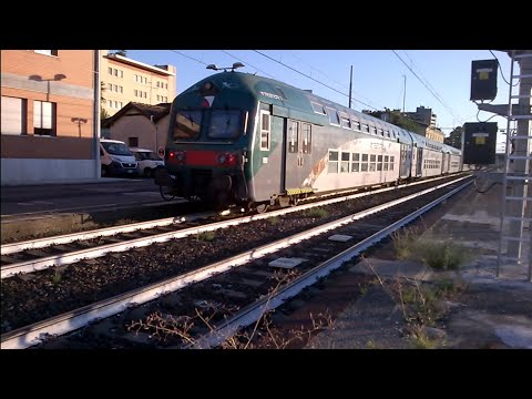 E464 196+6 2 piani Trenord - Milano Greco - 06/08/2020