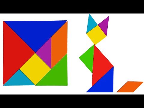 Learning Animals With Tangram Puzzle for Kids -  Fun Easy Learning
