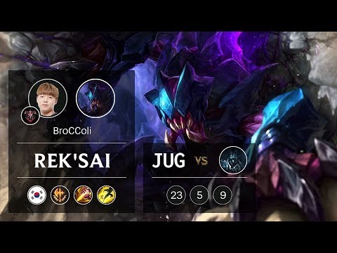 Rek'Sai Jungle vs Karthus - KR Grandmaster Patch 9.5