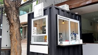 Download lagu ES KOPI SUSU JAMAN NOW !!TEMPATNYA KEREN BANGET PAKAI KONTAINER mp3