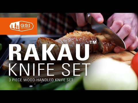 RAKAU Knife Set - Compact Stainless Steel Blades | GSI Outdoors