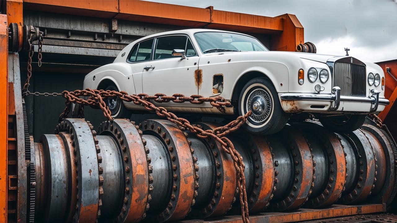 Most Dangerous Crushing & Shredding Machines That Obliterate Anything – Fast Car Destruction Part 11