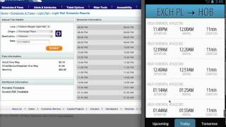 NJTVision: Hudson-Bergin Light Rail schedule matches with NJ Transit web site