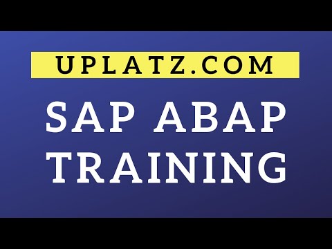 SAP ABAP Training & Certification | Become an SAP ABAP Developer or Consultant | Uplatz