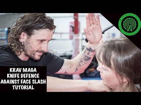 Krav Maga Knife Slash to the Face Defence Tutorial