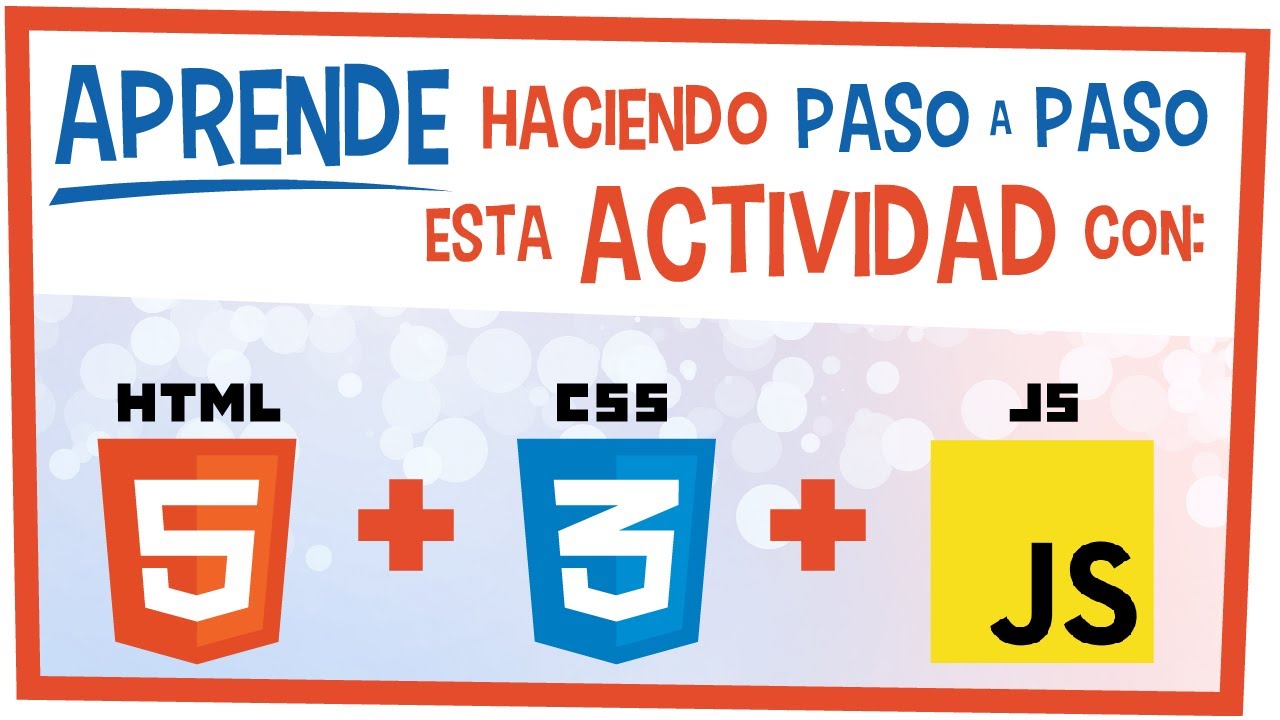 💪🏻 Actividad PRÁCTICA para que la hagas TÚ con: HTML5, CSS y JAVASCRIPT 🚀 (100% RESPONSIVE)