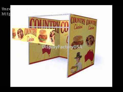 Modular trade show booth just about sets up on its own!