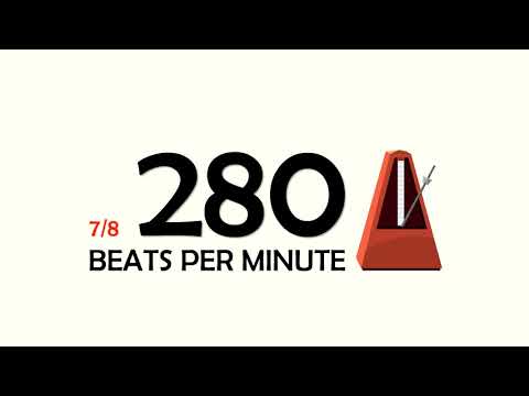 280 BPM 7/8 Metronome