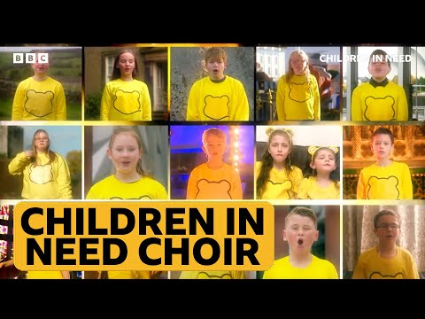 The Children In Need choir perform 'Fix You' by Coldplay | BBC Children in Need 2020