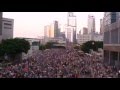 REPORT: Hong Kong tear gas break up democracy.