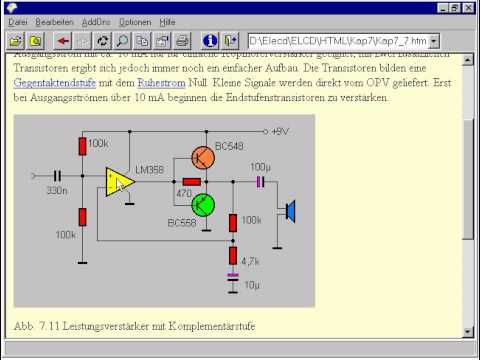 Leistungsverstärker mit OPV