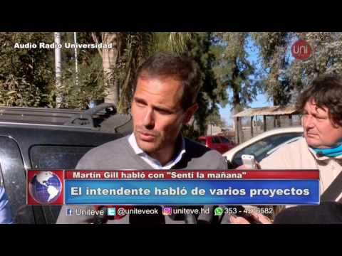 El intendente habló sobre varios proyectos