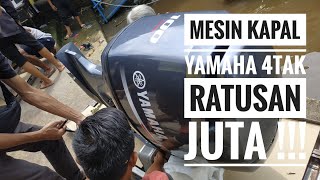 Proses Pemasangan dan Test Engine Yamaha F100BTX 2 Unit !!..oleh Prima Teknik Palembang