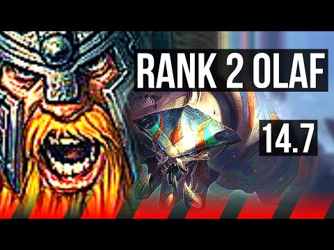 OLAF vs SKARNER (TOP) | Rank 2 Olaf, Legendary, 19/2/8, 6 solo kills, 44k DMG | BR Challenger | 14.7