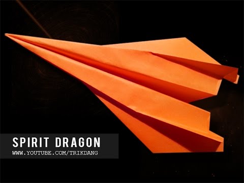 OVER 100 FEET PAPER AIRPLANE! - How to make the Best paper Airplane in the World | Spirit Dragon