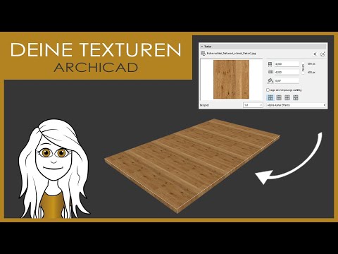 Eigene Oberflächenmaterialien/Texturen erstellen & bearbeiten [ArchiCAD 26 Tutorial]