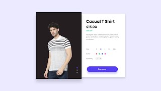 How To Make Product Page Design For Website Using HTML CSS And JS
