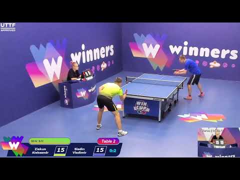WINners CUP table 2  30.08   Ziakun Aleksandr - Siedin Vladimir  17:30