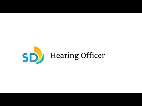 Hearing Officer - August 19, 2020