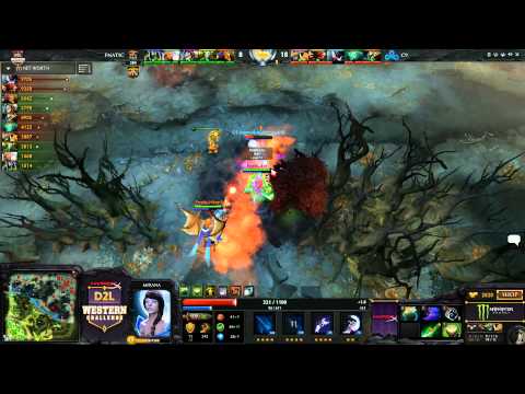 HyperX D2L Western Challenge - Fnatic vs Cloud 9 (Game 2)