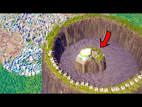 Engineering a GIANT POOP MOAT in Cities Skylines! 666k subs!